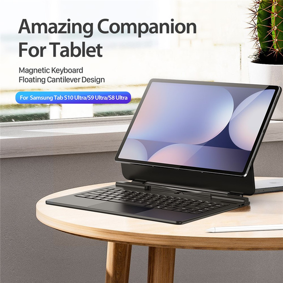 Etui z klawiaturą Bluetooth Dux Ducis do Samsung Galaxy Tab S10 Ultra / S9 Ultra / S8 Ultra
