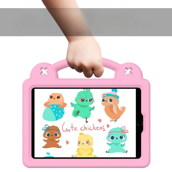 Etui do iPad mini 7.9" 2019/2015/2014/2013/2012 (5/4/3/2/1 gen.), Cute Patterns, z podstawką, Różowe