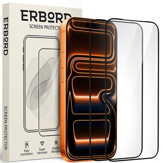 Szkło hartowane 3D – zestaw 2 szt. do iPhone 17 Pro Max