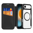 Etui Dux Ducis do iPhone 17 Air, Skin X Pro,  z klapką, do MagSafe, czarne