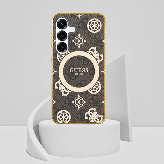 Etui GUESS Magnetic IML Peony do Samsung Galaxy S25