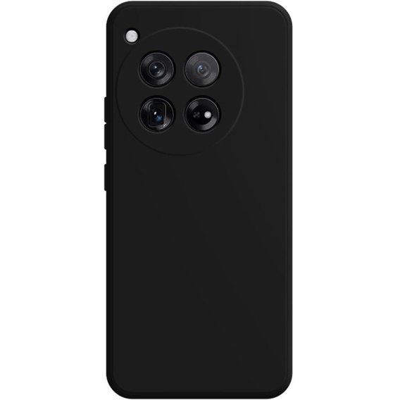 Etui do OnePlus 12 5G, Silicone Lite, czarne