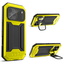 Etui pancerne  R-JUST z osłoną ekranu i podstawką do iPhone 17 Pro Max