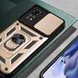 Etui pancerne do Xiaomi Redmi Note 11, CamShield Slide, złote