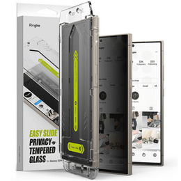 Prywatyzujące Szkło Hartowane RINGKE Easy Slide Privacy do Samsung Galaxy S24 Ultra (2szt)