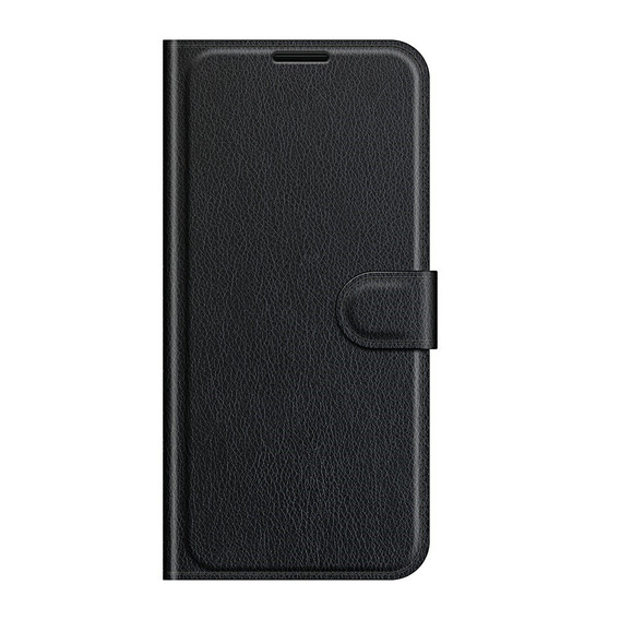Etui z klapką do Vivo Y52 5G / Y72 5G, Split Leather, czarne