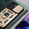 Etui pancerne do Motorola Edge 40, CamShield Slide, złote