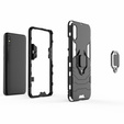 Etui do Xiaomi Redmi 9A, Kickstand Ring, czarne
