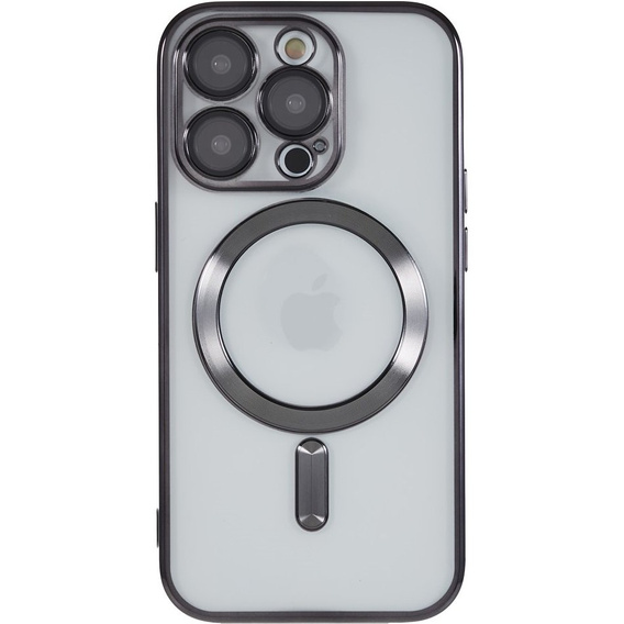 Zestaw Etui do iPhone 14 Pro, MagSafe Hybrid, czarne + Szkło