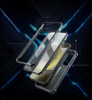 Etui pancerne do Samsung Galaxy S24, Dexnor Full Body (Two Frames), czarne