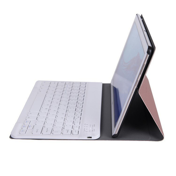 Etui z klawiaturą do MediaPad T5 10.1, złote