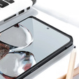 Etui do OnePlus Nord 4, z blaszką magnetyczne, przezroczyste / czarne