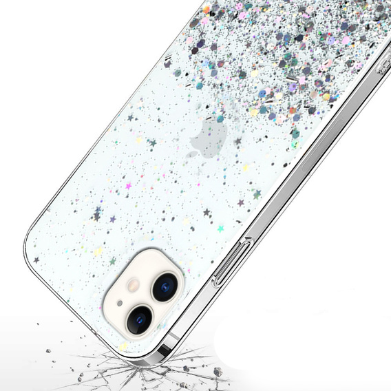 Etui do iPhone 11, Glittery, przezroczyste