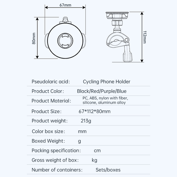 Uchwyt rowerowy i motocyklowy Quick Lock MagSafe do telefonu