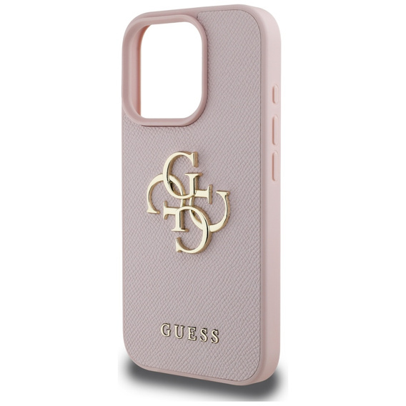 Etui GUESS Grained Big 4G and Classic Logo do iPhone 16 Pro