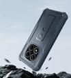 Pancerne etui Dexnor do Xiaomi Redmi Note 14 Pro 5G / POCO X7 5G z podstawką i osłoną kamery - niebieskie