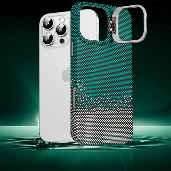 Etui do iPhone 16 Pro Max, Frame Kickstand, do MagSafe, Sand Green