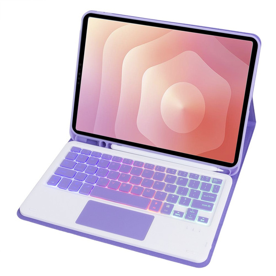 Etui z podświetlaną klawiaturą Bluetooth i touchpadem do Samsung Galaxy Tab S11