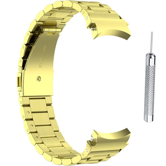 Pasek Bransoleta do Samsung Galaxy Watch 4/5/6 40/42/43/44/45/46/47mm, Złota