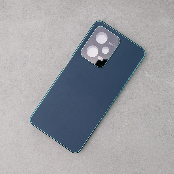 Etui do Xiaomi Redmi Note 12 Pro+ Plus 5G, ERBORD Glass Armor Leather, niebieskie