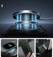 Etui pancerne do iPhone 14 Pro Max, Dexnor CamProtect MagSafe, zielone (Dwie ramki)