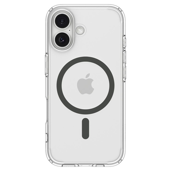 Etui Spigen Ultra Hybrid MagSafe do iPhone 17, Clear/Graphite
