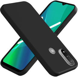 Etui do Motorola Moto E40/E30/E20, Silicone Lite, czarne