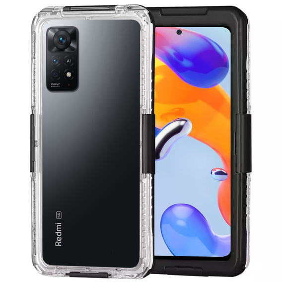 Etui Wodoodporne IP68 do Xiaomi Redmi Note 11 Pro, Black