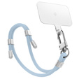 Smycz do telefonu Spigen Crossbody Strap + Wrist Strap + ConTag, niebieska