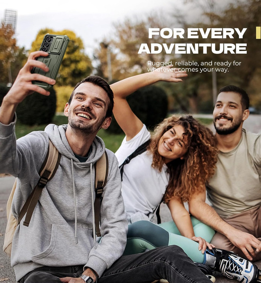 Etui pancerne Dexnor Full Body (Two Frames) do Samsung Galaxy S25 FE