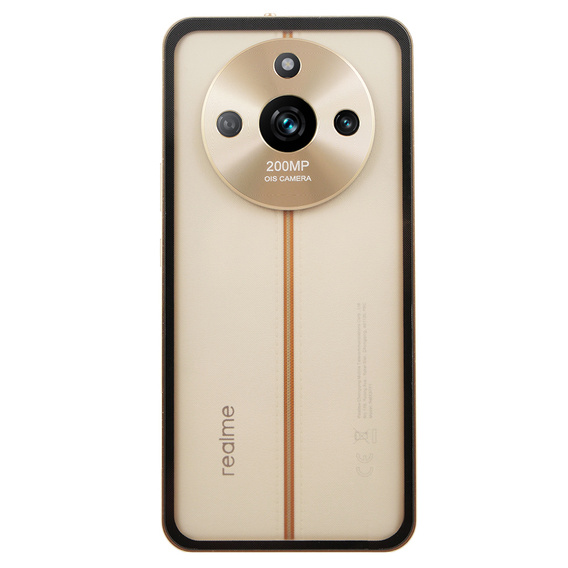 Etui do Realme 11 Pro 5G / Pro+ 5G, Frame Case, złote