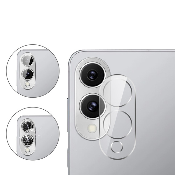Szkło hartowane na aparat do Samsung Galaxy S25 Edge, przezroczyste