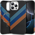 Etui do iPhone 16 Pro, Carbon Fiber MagSafe, granatowe