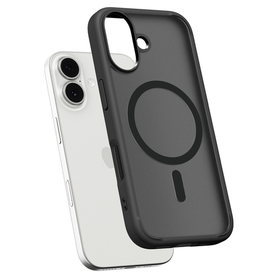 Etui Spigen Ultra Hybrid MagSafe do iPhone 17, Frost Black