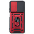 Etui pancerne do Infinix Note 40 Pro Plus, CamShield Slide, czerwone