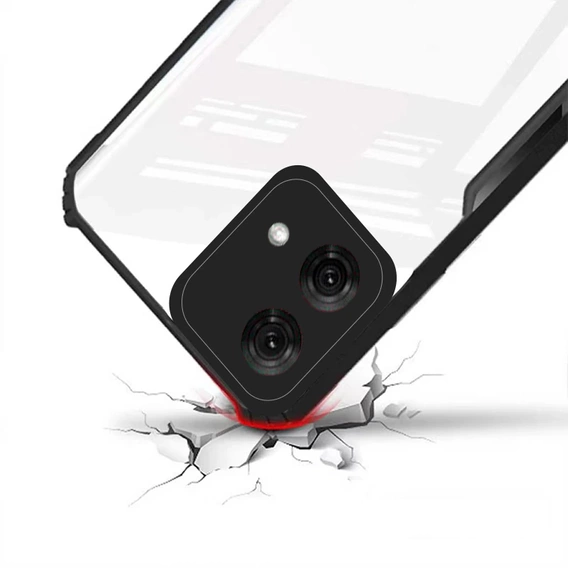 Etui do Motorola Moto G84, AntiDrop Hybrid, czarne