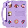 Etui do iPad Air 11" 2025/2024 (7/6 gen.), Cute Patterns, z podstawką, fioletowe