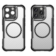 Etui do iPhone 16 Pro Max, Fusion Hybrid Carbon, do MagSafe, czarne