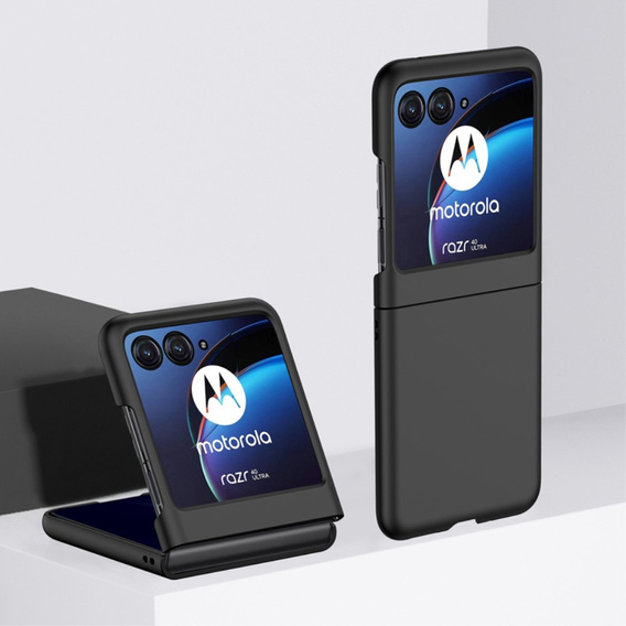 Etui PC Case do Motorola Razr 40 Ultra 5G, Czarne