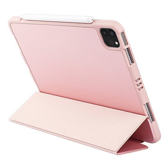 Etui do iPad Pro 11" 2022/2021 (4/3 gen.), Smartcase z miejscem na rysik, jasnoróżowe