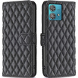 Etui z klapką do Motorola Edge 40 Neo, Wallet, BINFEN COLOR, czarne