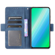 Etui z klapką do Xiaomi Poco F6 Pro, Card Slot, granatowe