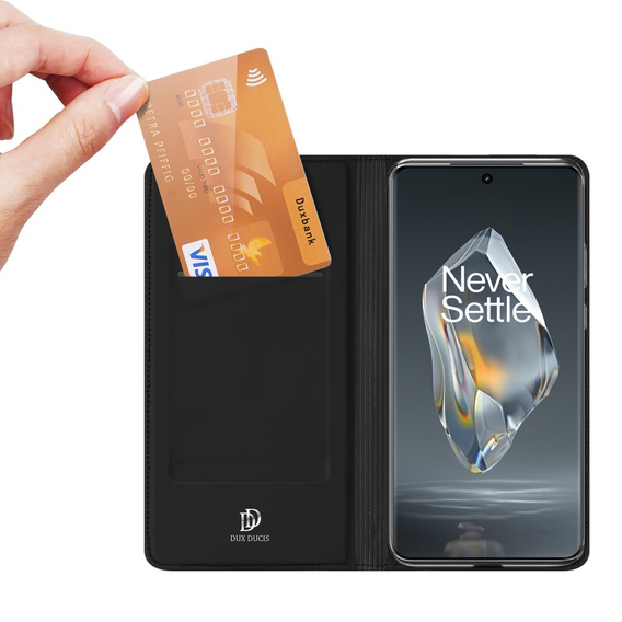 Etui Dux Ducis do OnePlus 12R, Skinpro, czarne