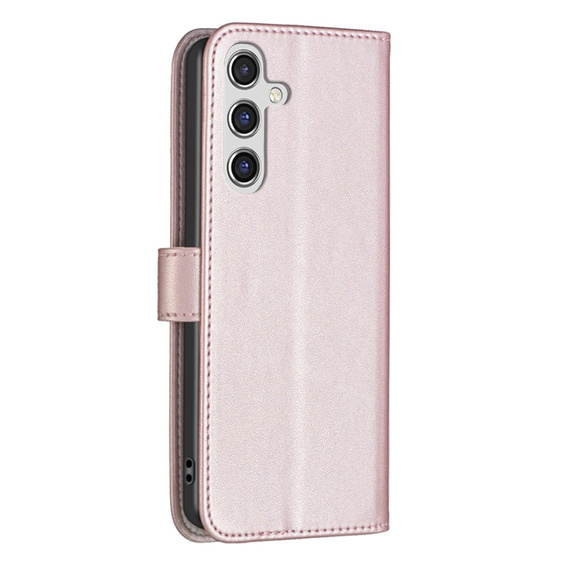 Etui z klapką do Samsung Galaxy A35 5G,BINFEN Wallet, różowe