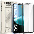 2x Szkło Hartowane ERBORD 3D do Xiaomi Redmi 15C 4G/LTE – ochrona całego ekranu