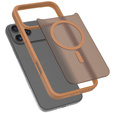 Etui Matt Case do iPhone 17 Pro Max, do MagSafe, półprzezroczyste brązowe