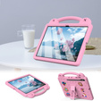 Etui ochronne z pianki EVA do Samsung Galaxy Tab S10 FE+ – dziecięce, z podstawką i uchwytem - różowe