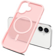Etui Matt Case do iPhone 17, do MagSafe, półprzezroczyste różowe