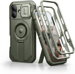 Etui Dexnor pancerne z podstawką i przesłoną aparatu, do MagSafe do iPhone 17