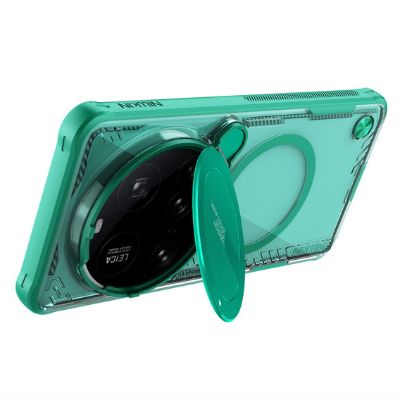 Etui do Xiaomi 15 Ultra, pancerne Nillkin, Icelade Prop, do Magsafe, zielone